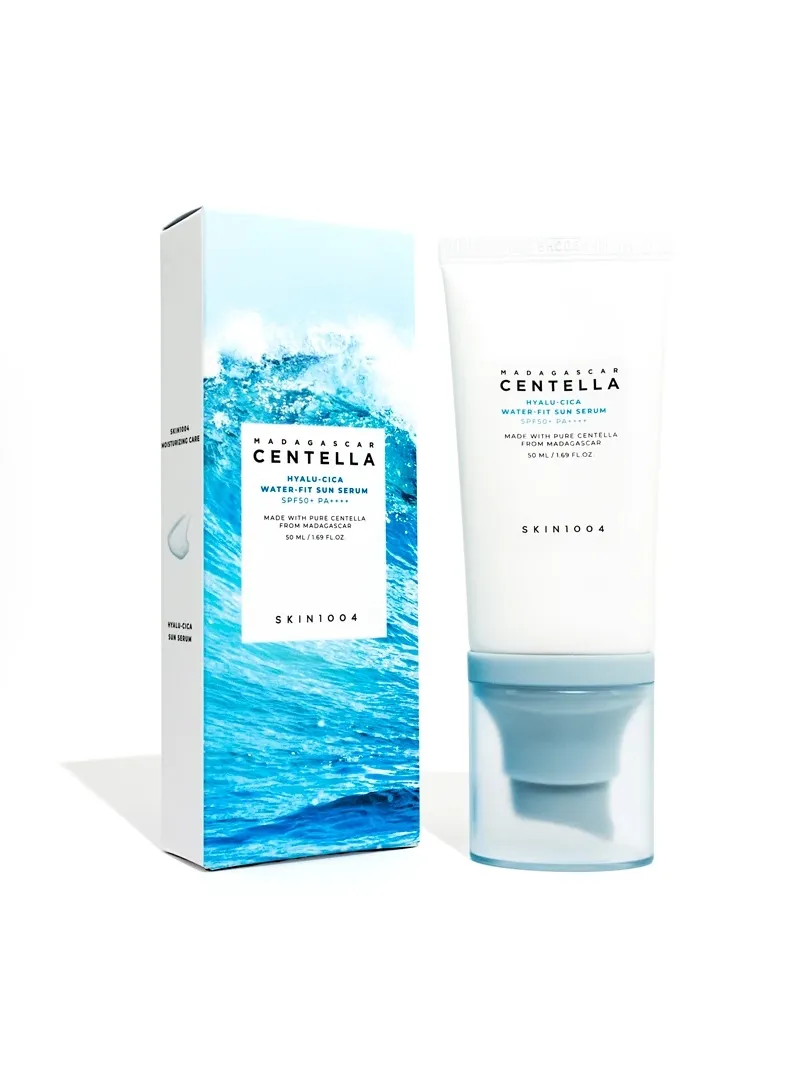Солнцезащитный крем SKIN1004 Madagascar Centella Hyalu-Cica Water-Fit Sun Serum SPF50+ PA++++